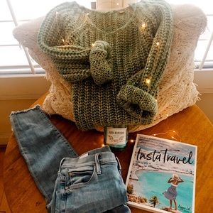 Green Knit Sweater